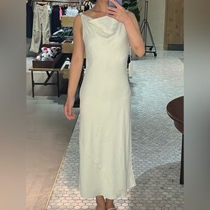 Aritzia New Goddess Satin Dress